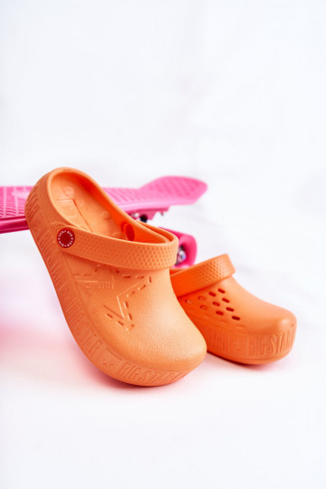 Infantil Zapatillas ligeras cocodrilos Big Star II375008 color naranja