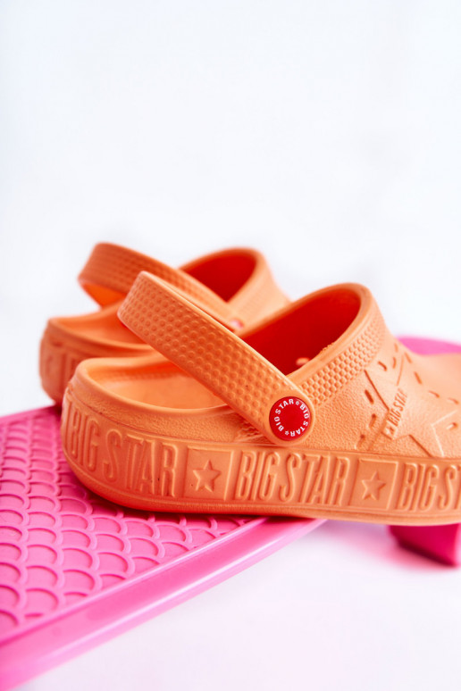 Infantil Zapatillas ligeras cocodrilos Big Star II375008 color naranja