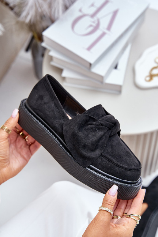 Mocasines de mujer con tacón elevado... Mocasines de mujer con tacón elevado...