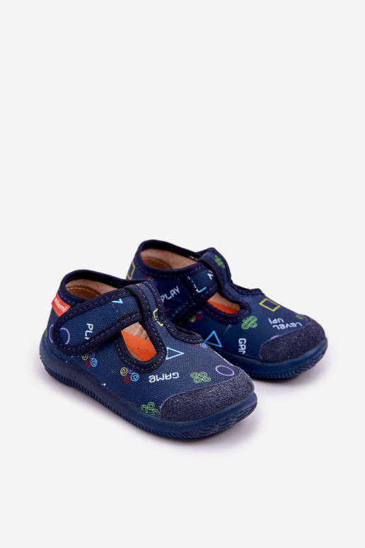 Zapatillas Milami Infantil Elastyczne con sujetadores adhesivos azul oscuro Ambette