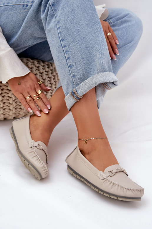 isósceles Piel Mocasines con adornos S.Barski LR51-547 beige isósceles Piel Mocasines con adornos S.Barski LR51-547 beige