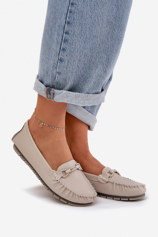 isósceles Piel Mocasines con adornos S.Barski LR51-547 beige isósceles Piel Mocasines con adornos S.Barski LR51-547 beige