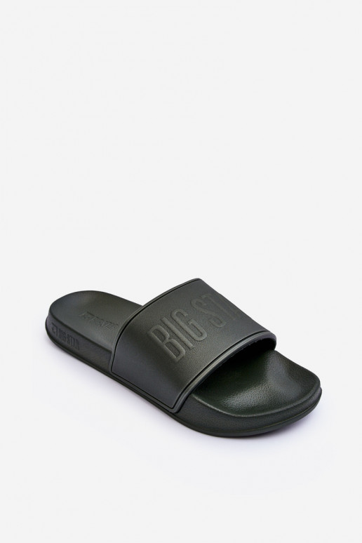 Pantuflas ligeras de espuma Tiene quesculino Big Star MM174324 de color caqui