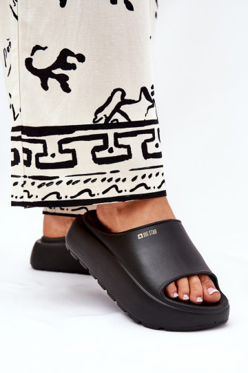 Chanclas ligeras chanclas para mujer con plataforma Big Star RR274A567 color negro 2