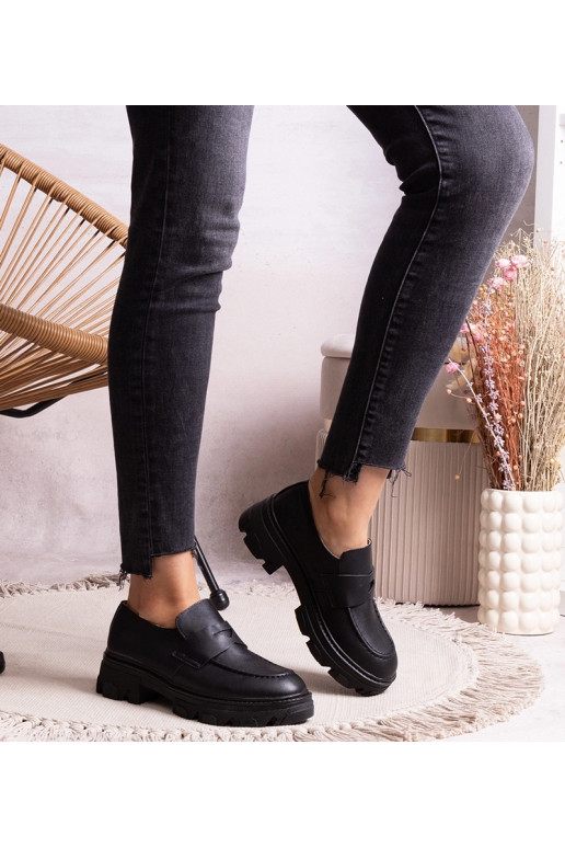 Zapatos negros de eco piel Kirna