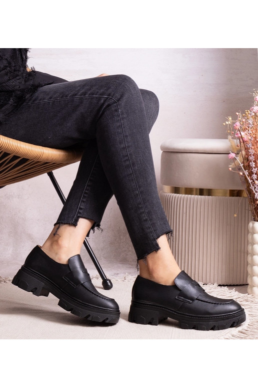 Zapatos negros de eco piel Kirna