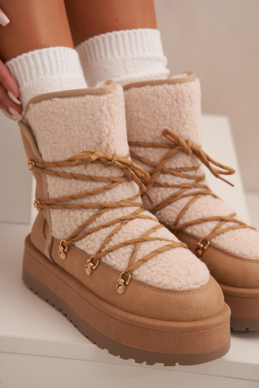 Botas de nieve para mujer con... Botas de nieve para mujer con...