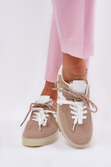 Zapatillas elegantes modelo sneaker para mujer con plataforma color rosa Silavia 2