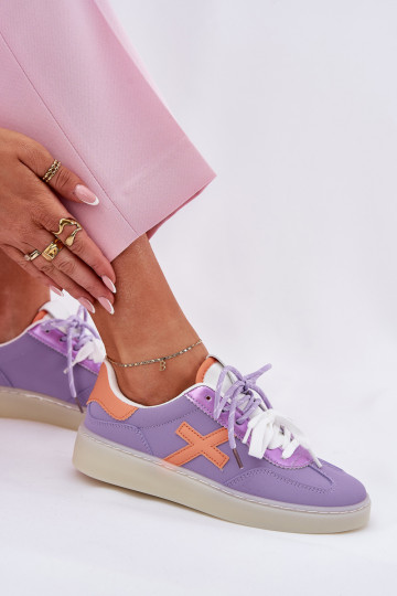 Bajo zapatillas Femenino color violeta Zelevelis