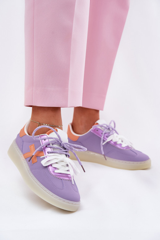 Bajo zapatillas Femenino color violeta Zelevelis