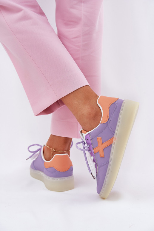 Bajo zapatillas Femenino color violeta Zelevelis