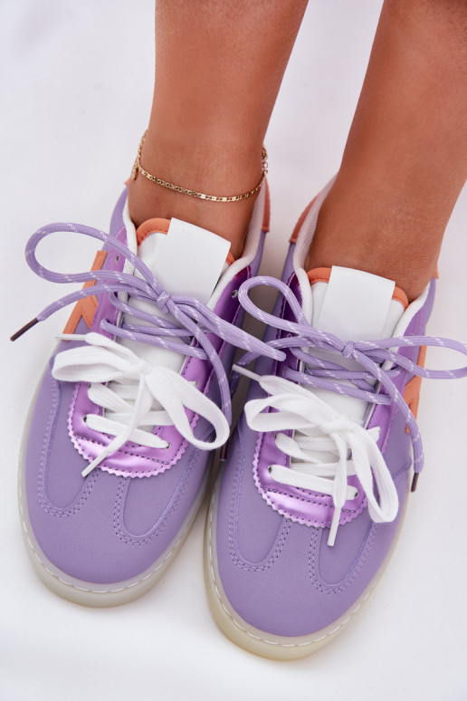 Bajo zapatillas Femenino color violeta Zelevelis
