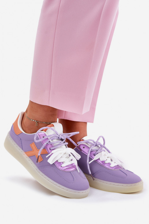 Bajo zapatillas Femenino color violeta Zelevelis