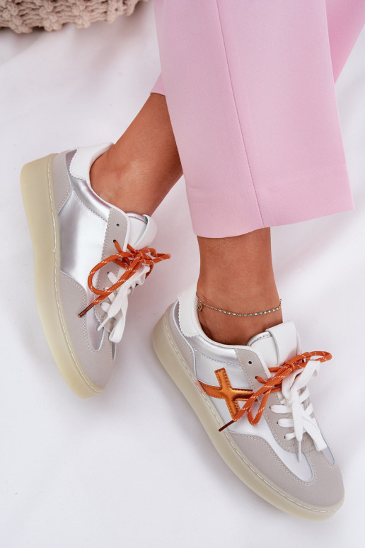 Bajo zapatillas Femenino color plata Zelevelis Bajo zapatillas Femenino color plata Zelevelis