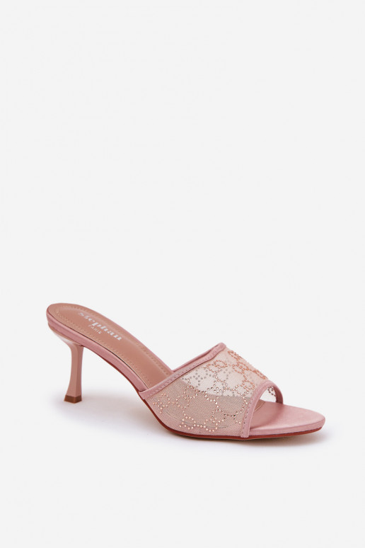 Decorado Zapatillas con tacones finos Szampańskie Ennoriel