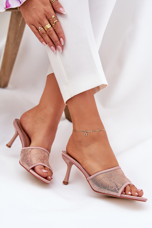 Decorado Zapatillas con tacones finos Szampańskie Ennoriel