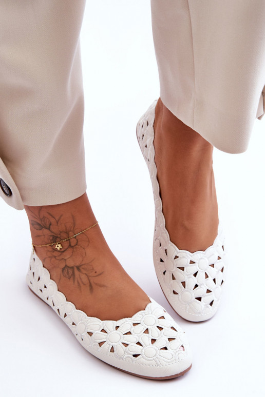 Zapatos calados brillantes el color blanco Visionary Zapatos calados brillantes el color blanco Visionary