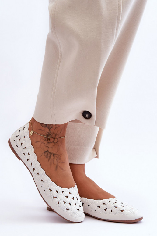 Zapatos calados brillantes el color blanco Visionary Zapatos calados brillantes el color blanco Visionary