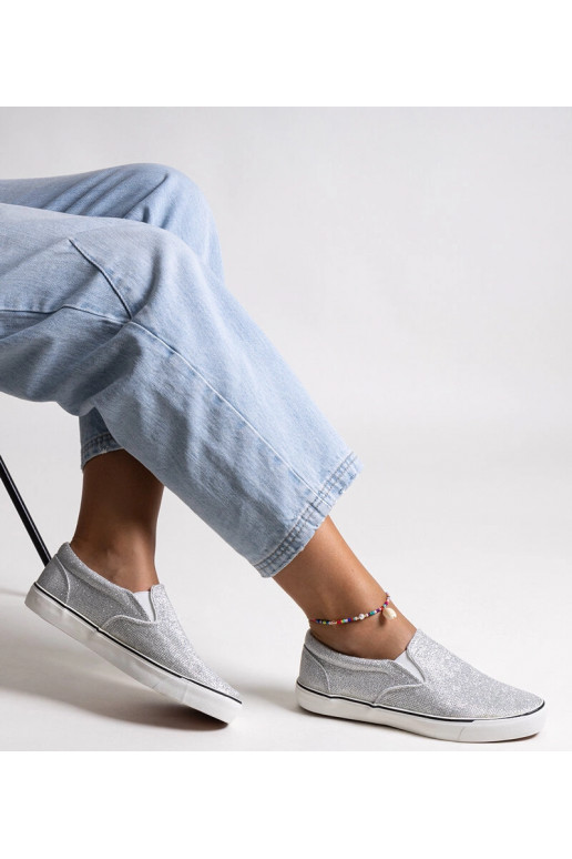 Tenisówki plateadas brillantes Lublubah