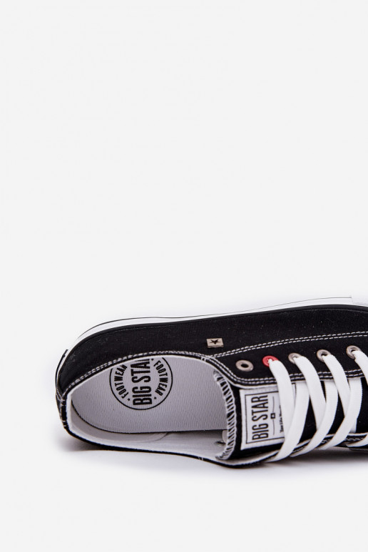 Zapatos casuales de hombre Big Star NN174300 HI-POLY SYSTEM de color negro