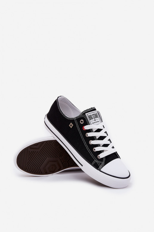 Zapatos casuales de hombre Big Star NN174300 HI-POLY SYSTEM de color negro