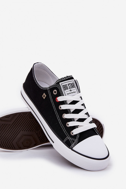 Zapatos casuales de hombre Big Star NN174300 HI-POLY SYSTEM de color negro