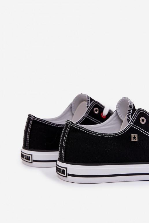 Zapatos casuales de hombre Big Star NN174300 HI-POLY SYSTEM de color negro