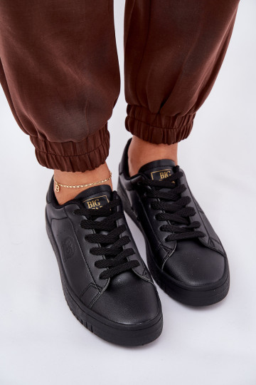 Zapatos bajos de ocio de eco cuero Big Star NN274576 color negro
