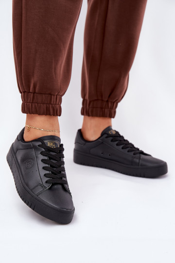 Zapatos bajos de ocio de eco cuero Big Star NN274576 color negro 2