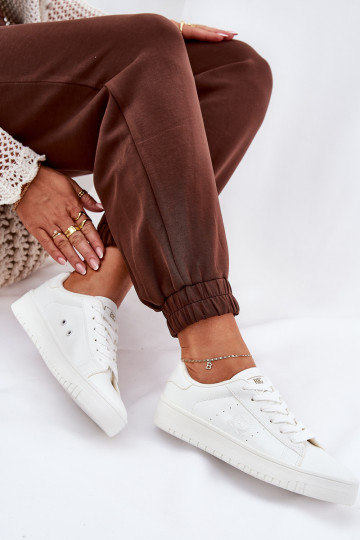 Zapatos bajos de ocio de eco cuero Big Star NN274577 color blanco