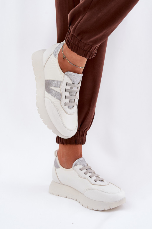 zapatillas Femenino con una plataforma Vinceza 58510 el color blanco zapatillas Femenino con una plataforma Vinceza 58510 el color blanco