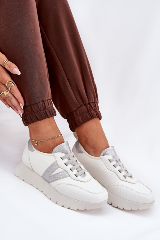 zapatillas Femenino con una plataforma Vinceza 58510 el color blanco zapatillas Femenino con una plataforma Vinceza 58510 el color blanco