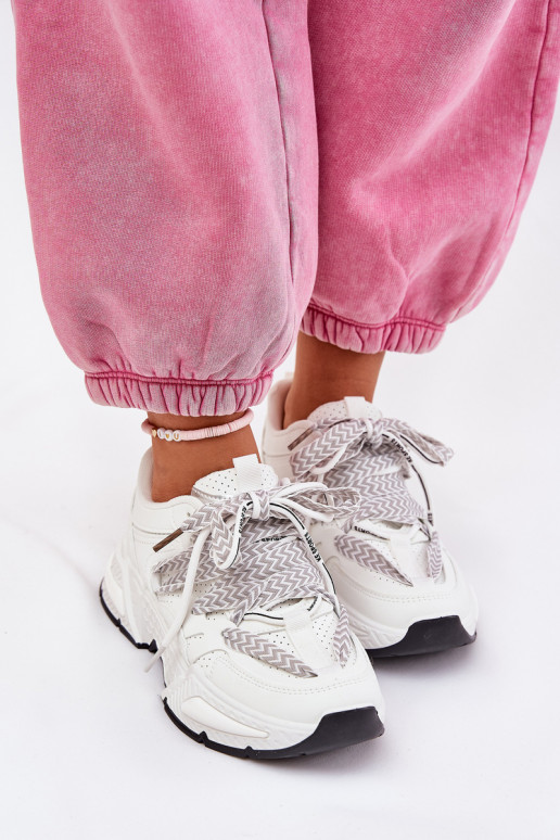 Zapatillas modelo zapatos. zapatillas Femenino Z PodAójnym atándosem el color blanco Efobell