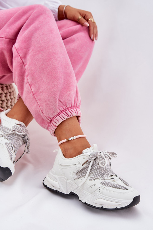 Zapatillas modelo zapatos. zapatillas Femenino Z PodAójnym atándosem el color blanco Efobell