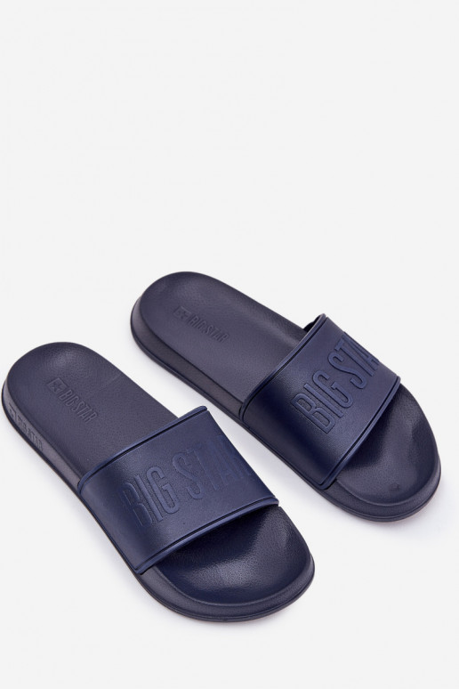 Pantuflas ligeras de espuma Tiene quesculino Big Star MM174323 azul oscuro