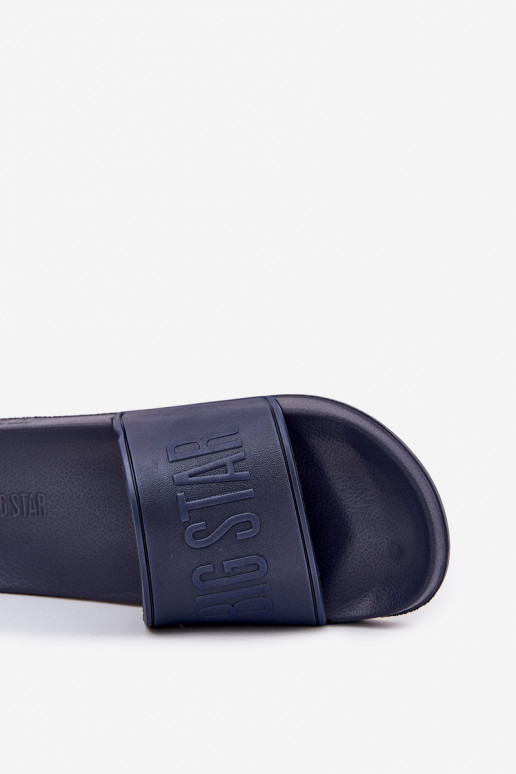 Pantuflas ligeras de espuma Tiene quesculino Big Star MM174323 azul oscuro