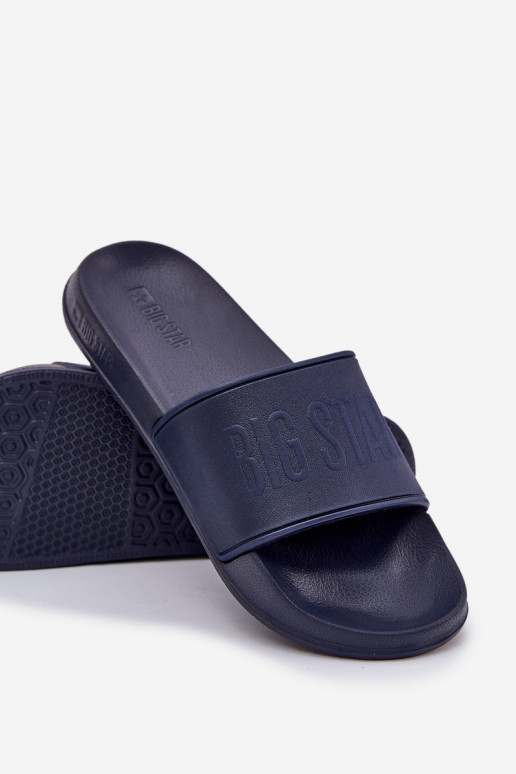 Pantuflas ligeras de espuma Tiene quesculino Big Star MM174323 azul oscuro