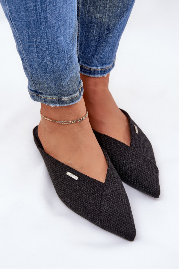 zapatillas de mujer Ze Szpiczastymi Noskami Big Star RR274210 de color negro 2