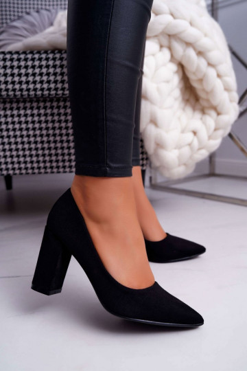 Zapatos de tacón de ante...