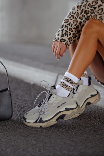 Medias Femenino DAa Punteado Tiras el color blanco