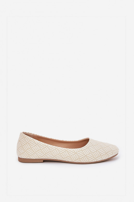 bailarinas apartamento de mujeres con brillo color dorado Tatorelis