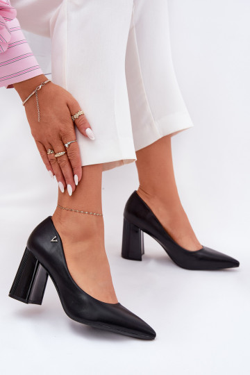 Estilo elegante Zapatos con tacones Vinceza 62220 de color negro 2