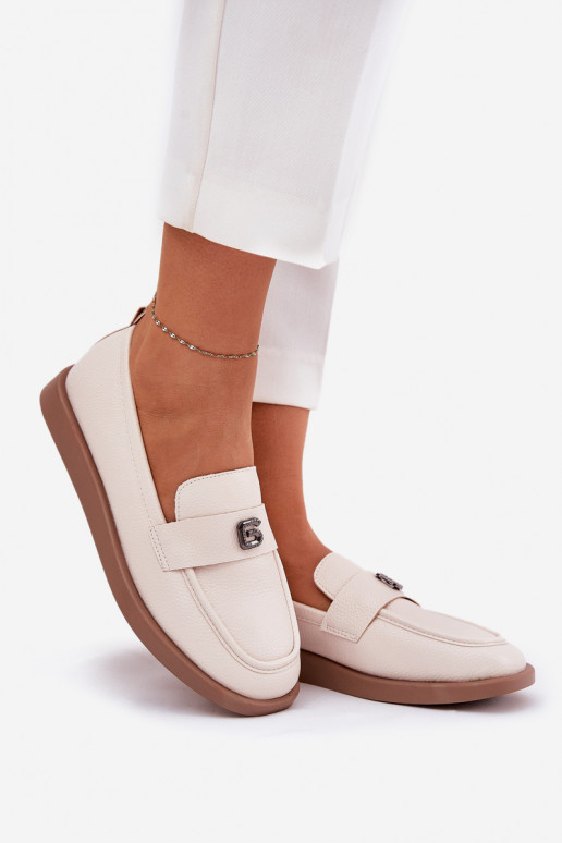 mocasines de mujer Estilo elegante Con decoraciones Pequeñom Detalem Vinceza 62208 beige mocasines de mujer Estilo elegante Con decoraciones Pequeñom Detalem Vinceza 62208 beige