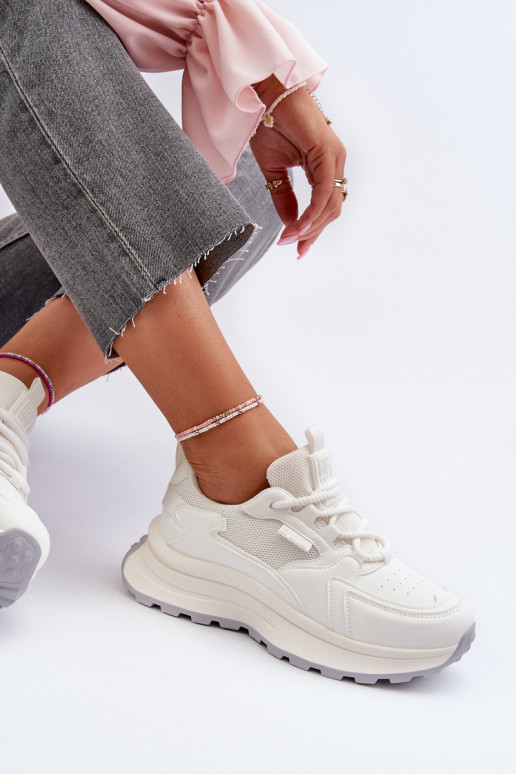 Zapatillas modelo zapatos. Femenino HI-POLY SYSTEM Big Star NN274A107 el color blanco Zapatillas modelo zapatos. Femenino HI-POLY SYSTEM Big Star NN274A107 el color blanco