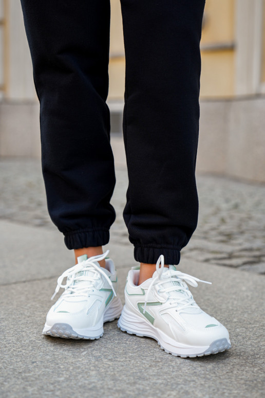 Zapatillas deportivas para mujer Big Star NN274A095 HI-POLY SYSTEM color blanco-verde