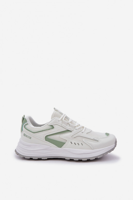 Zapatillas deportivas para mujer Big Star NN274A095 HI-POLY SYSTEM color blanco-verde