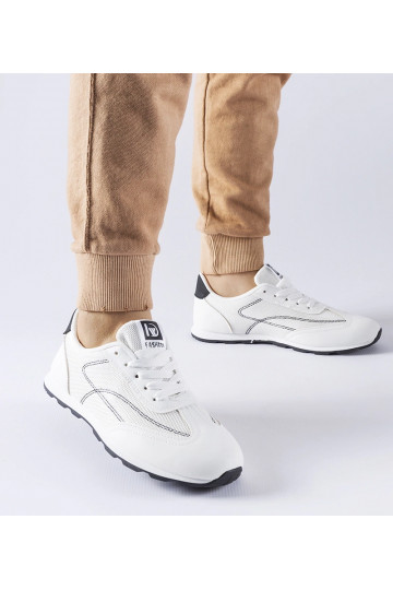 Zapatillas deportivas blanco y negro Pinarella